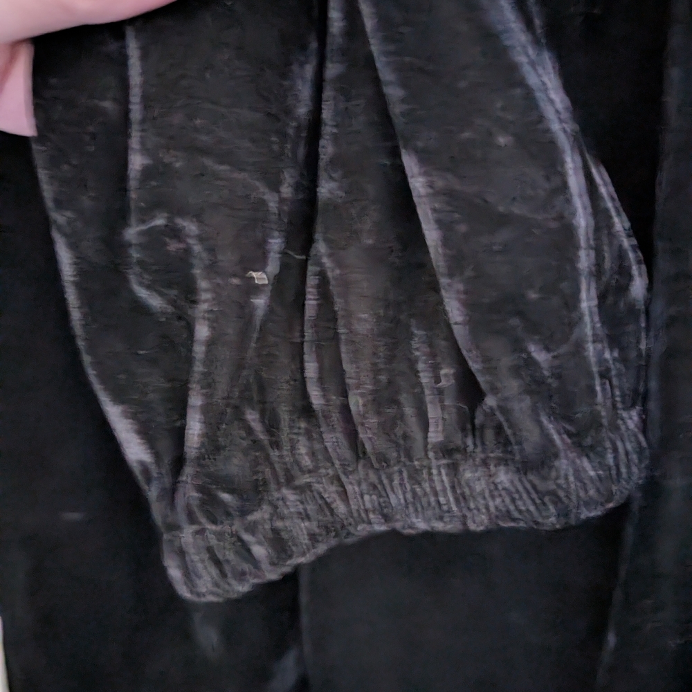 Loose fit soft velvet tunic dress with pockets by Easel size 3X - Picture 9 of 12